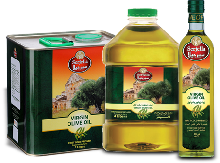 Sercjella Virgin Olive Oil Products PNG