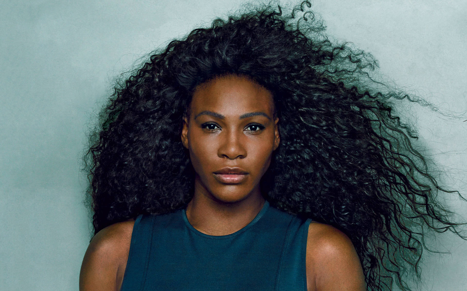 Serena Williams Love Her Curls wallpaper