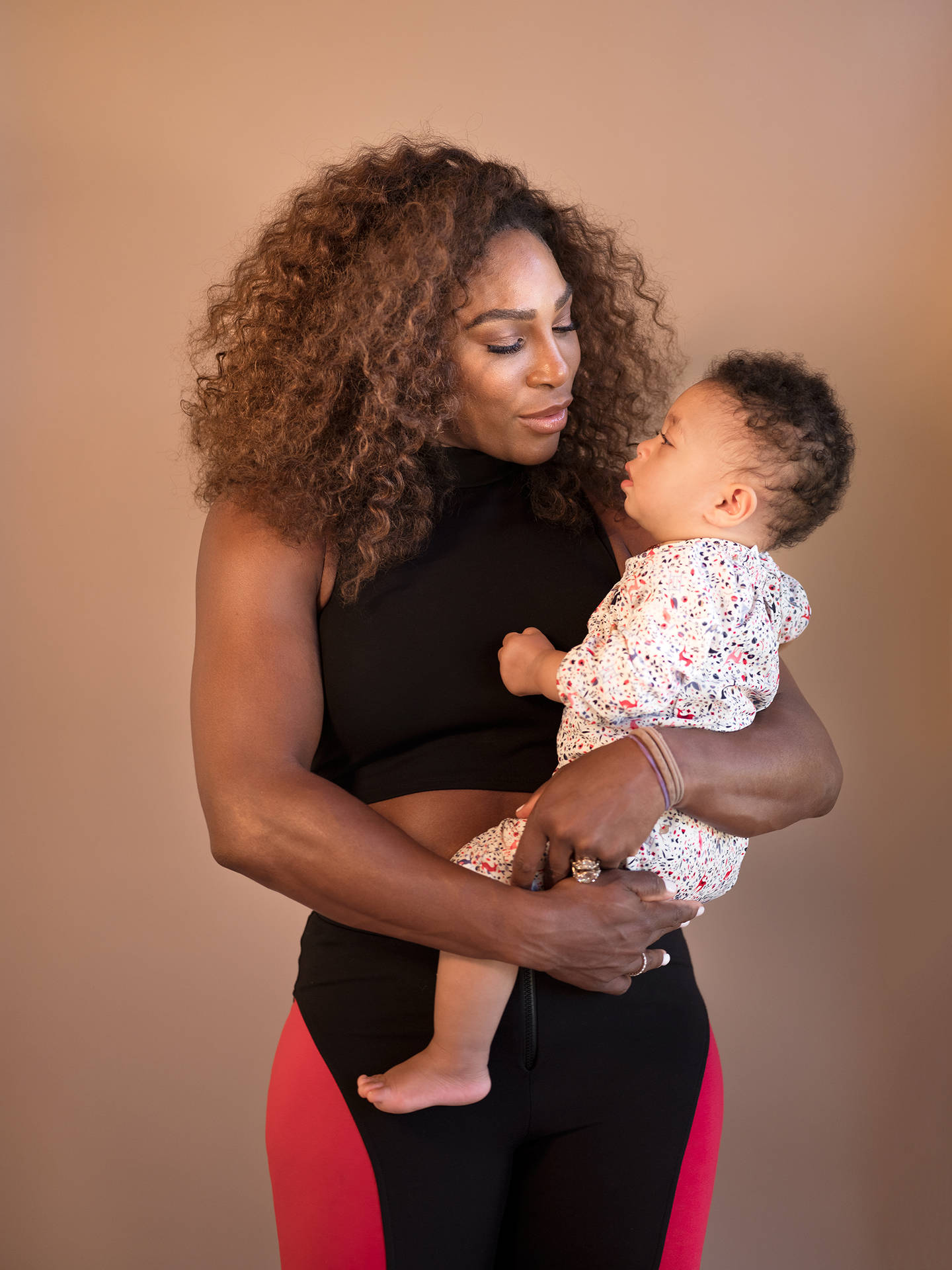 Serena Williams With Daughter Wallpaper