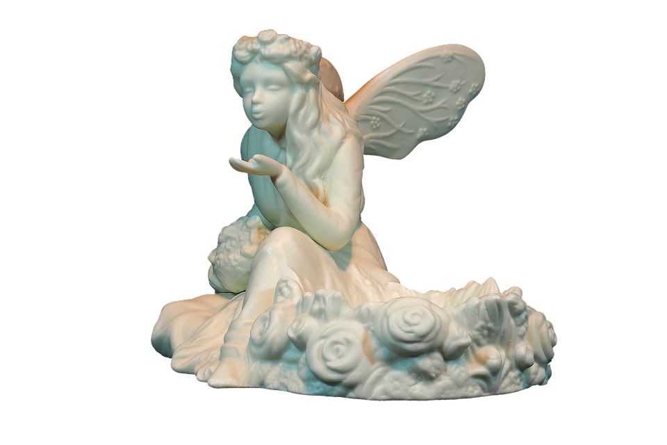 Download Serene Angel Statuette | Wallpapers.com