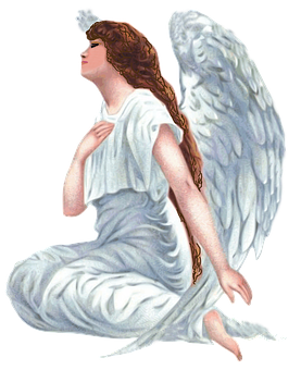 Serene Angelin Prayer PNG