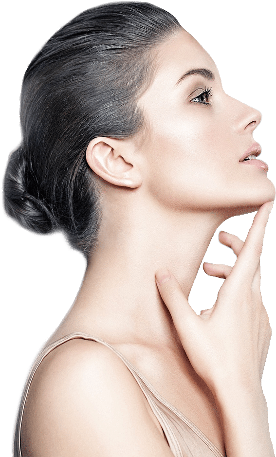 Serene Beauty Profile Spa Concept PNG