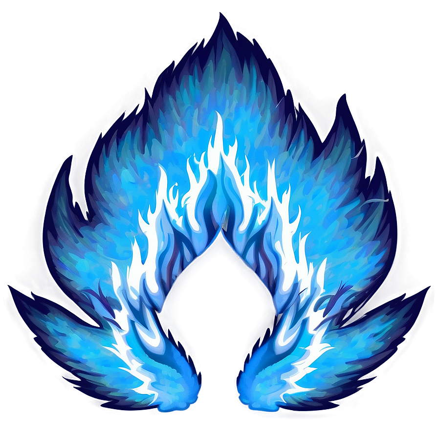 Serene Blue Flames Png 22 PNG