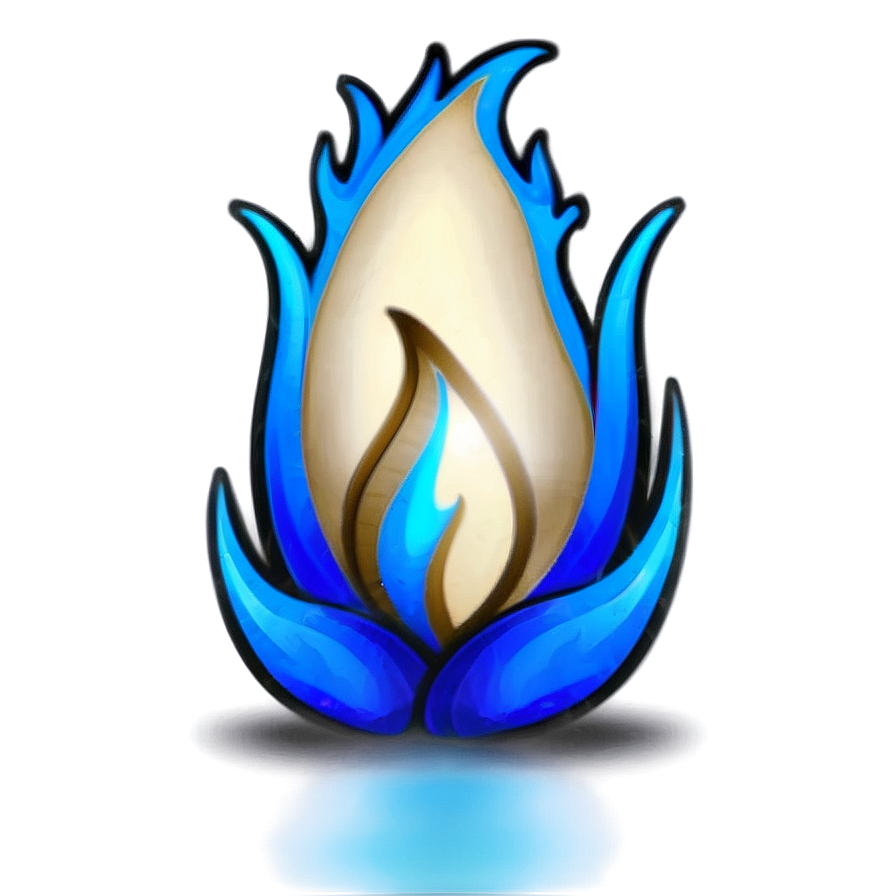 Serene Blue Flames Png 70 PNG