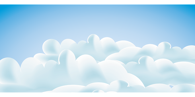Serene Blue Skyand Clouds PNG