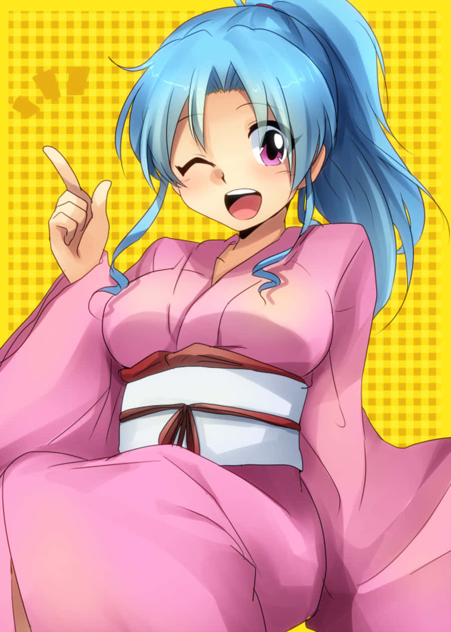 Download Serene Botan From Yu Yu Hakusho Anime Series Wallpaper