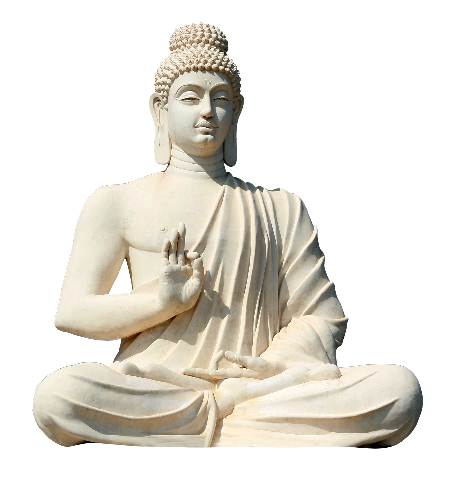 Serene Buddha Statue PNG