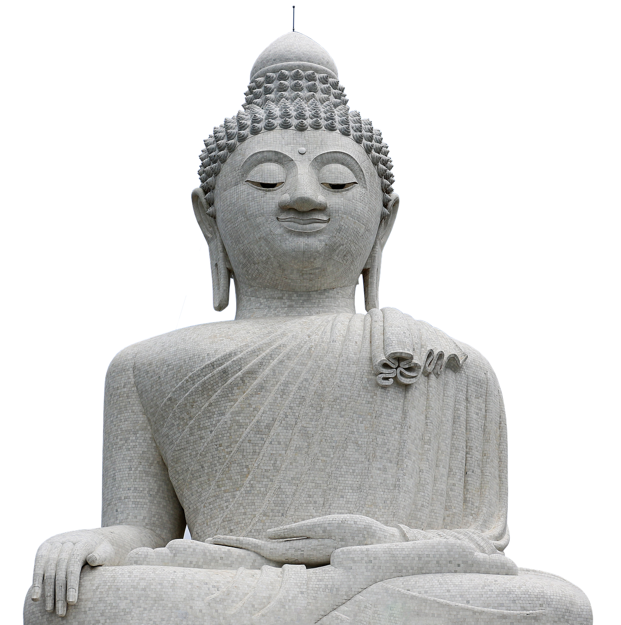 Serene Buddha Statue.png PNG