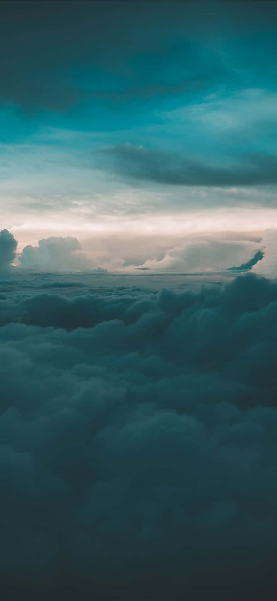 Serene Cloudscape Above Wallpaper