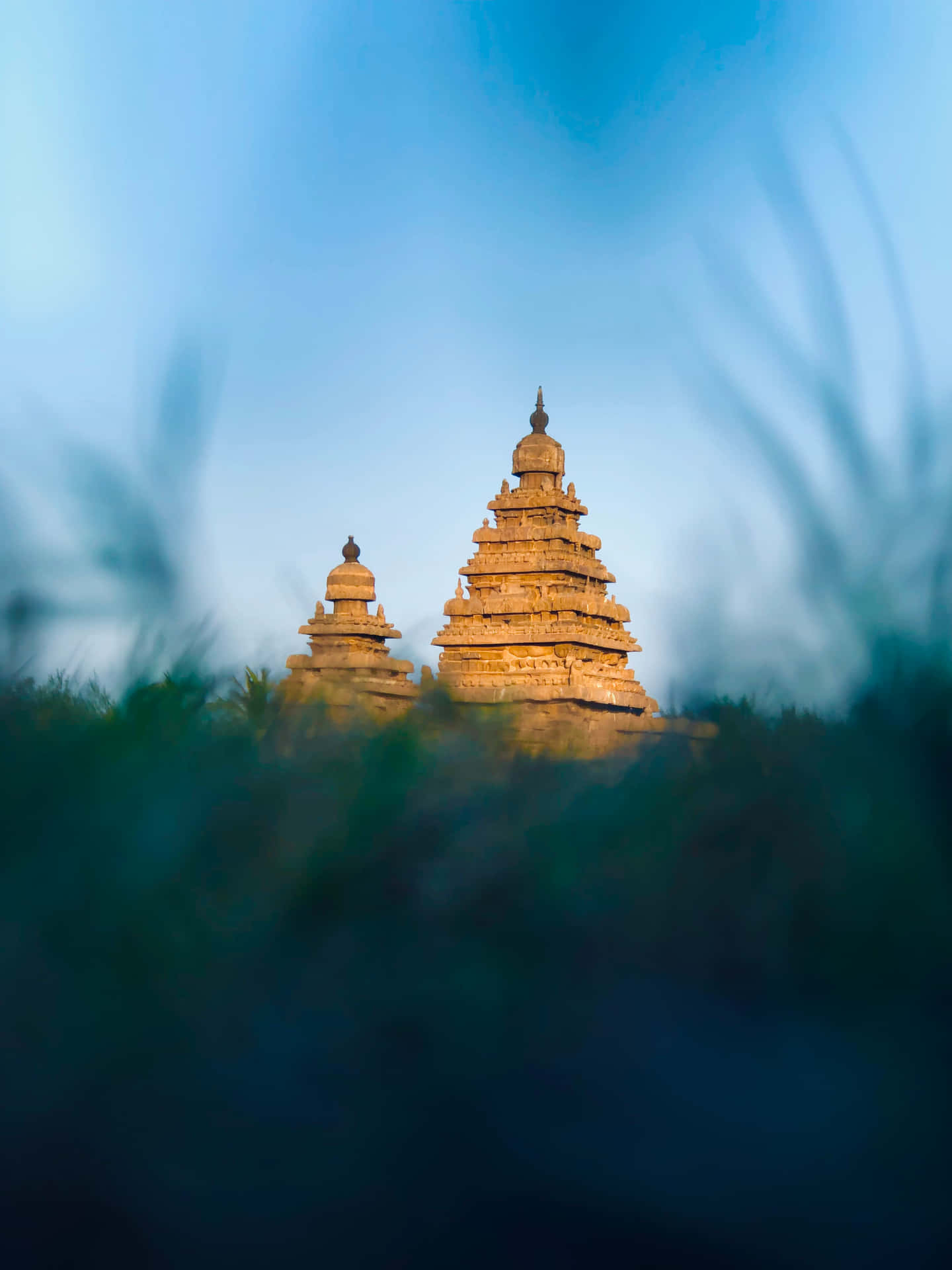 Serene Dusk At The Temple