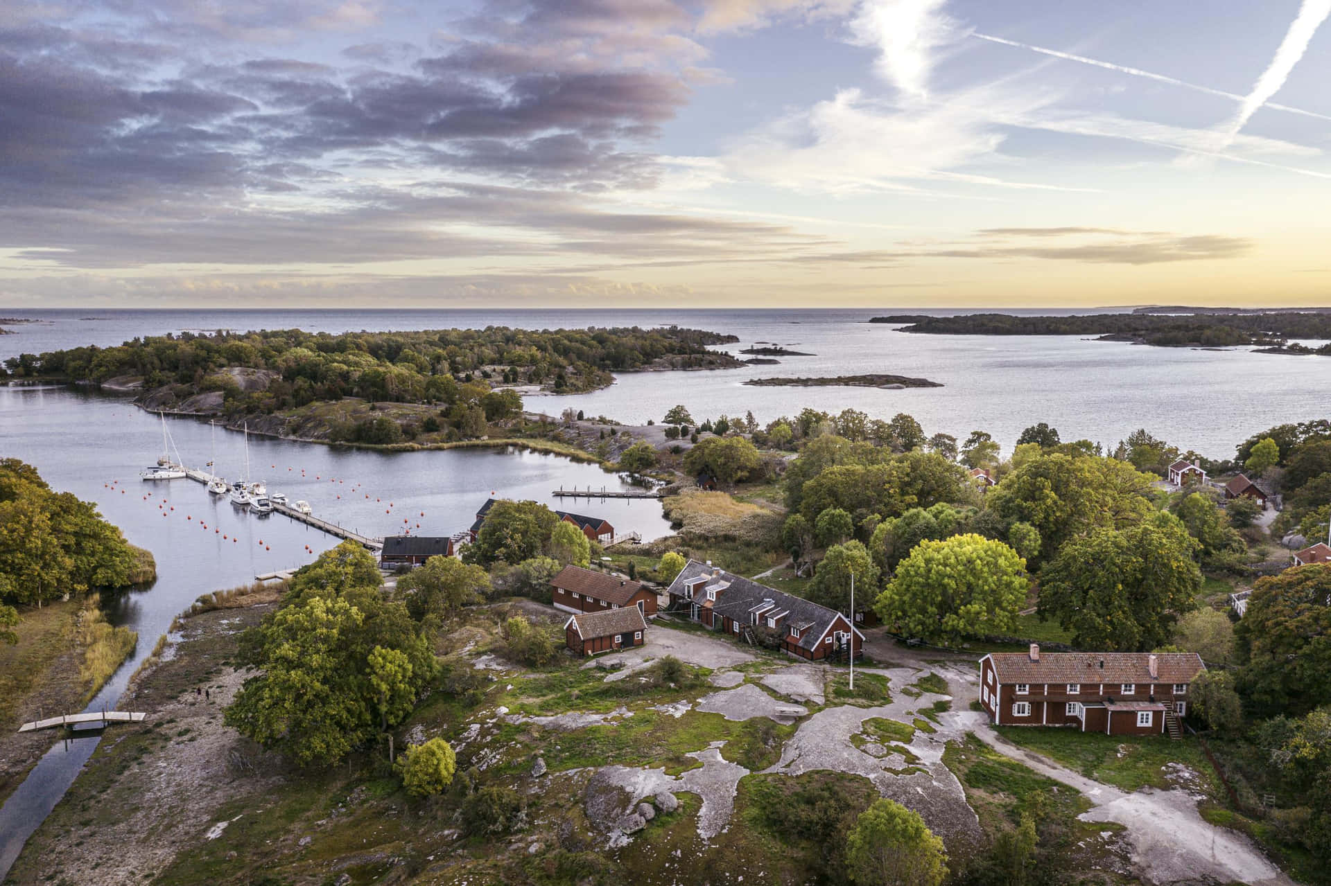 Serene Evening In Karlskrona, Sweden Wallpaper