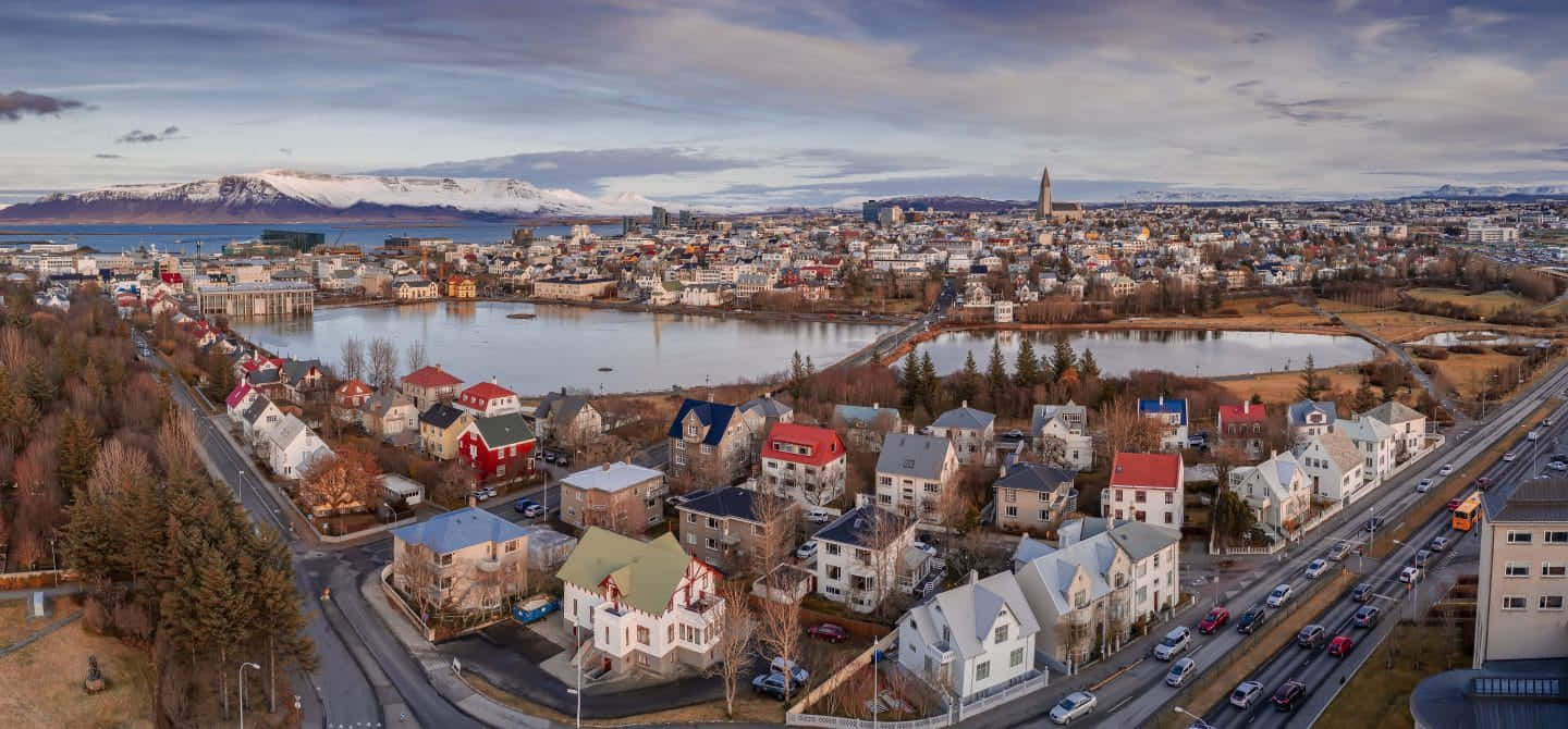 Serene Landscape In Larvik, Norway Wallpaper