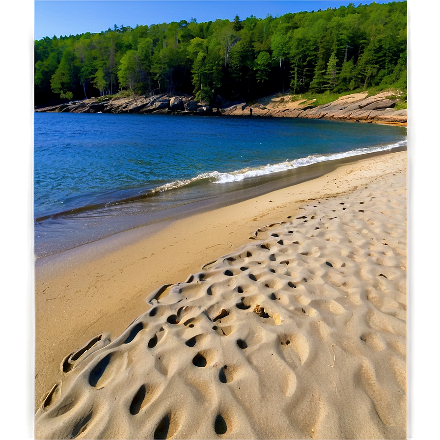 Serene Maine Beaches Png 06202024 PNG