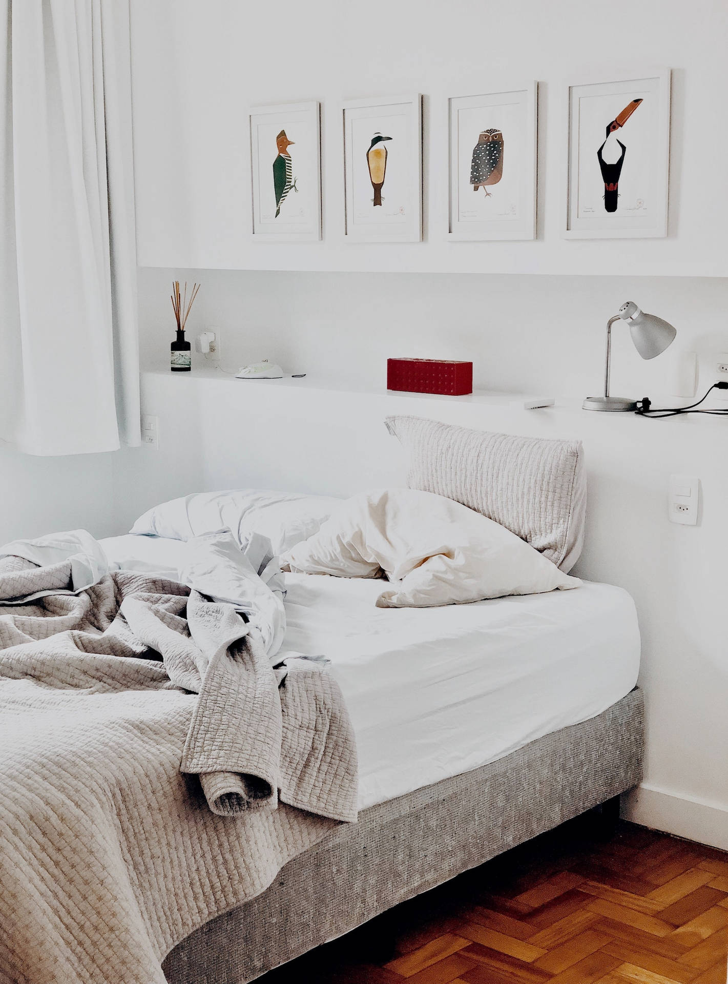 Download Serene, Modern Bedroom Design Wallpaper | Wallpapers.com