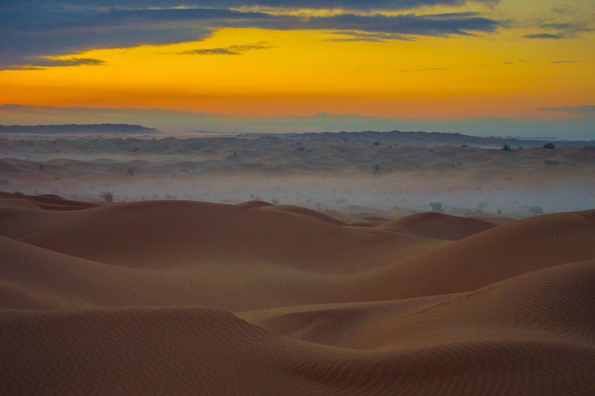 Desiertodel Sahara Sereno. Fondo de pantalla