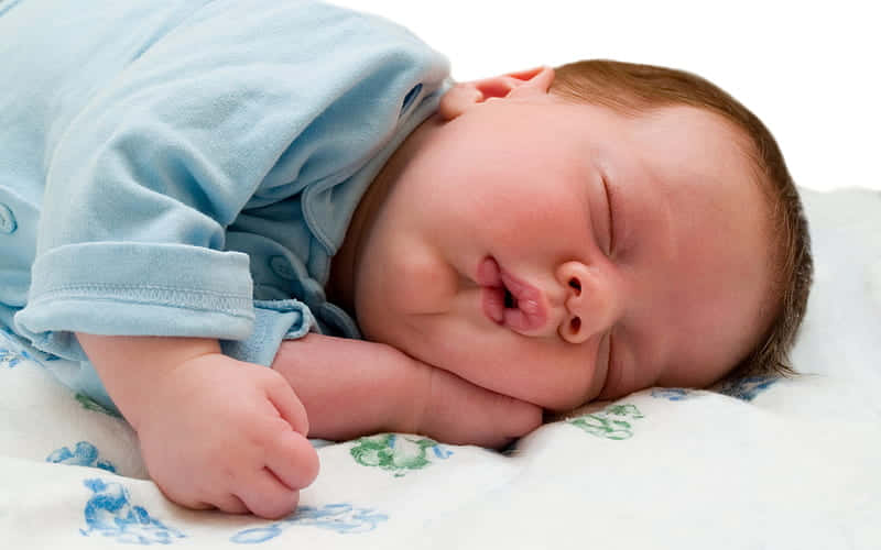 Serene Sleep Of An Innocent Baby Wallpaper