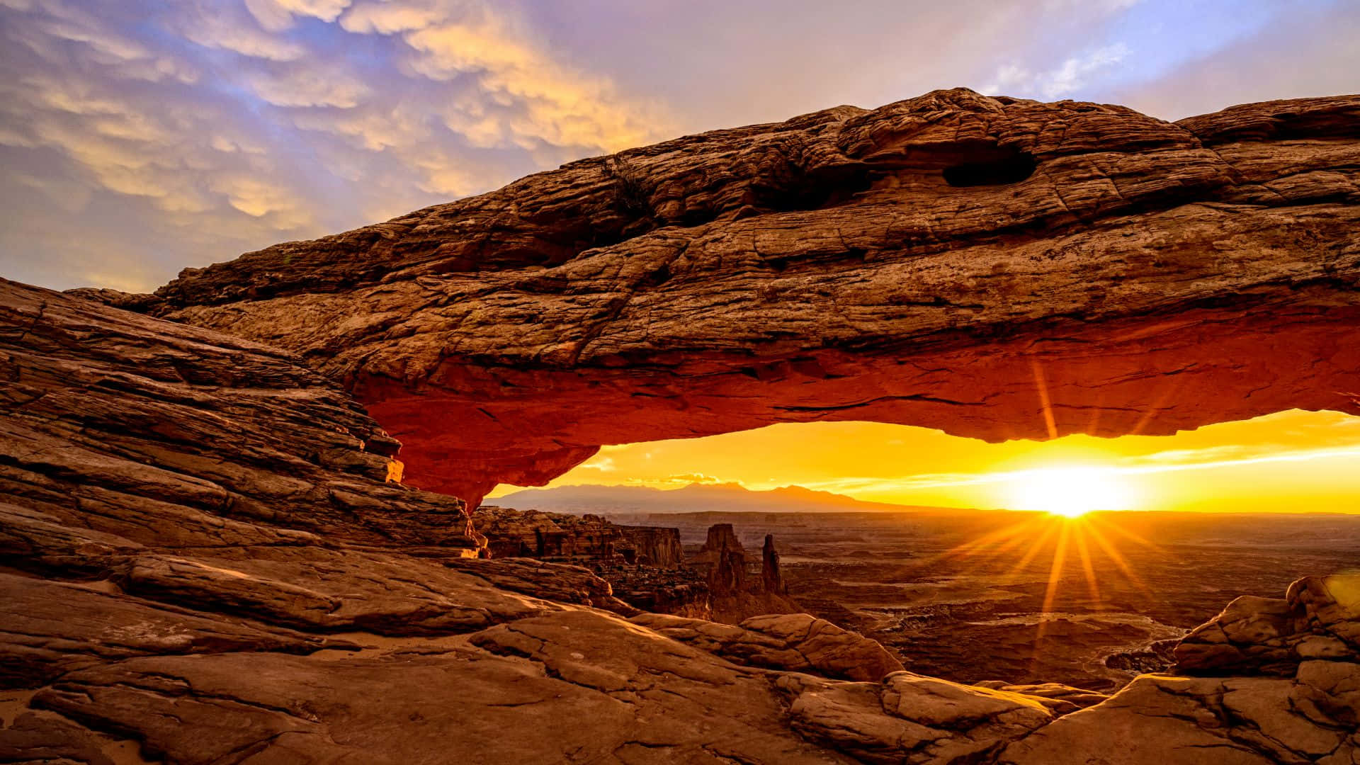 Serene Sunset In Mesa, Arizona Wallpaper