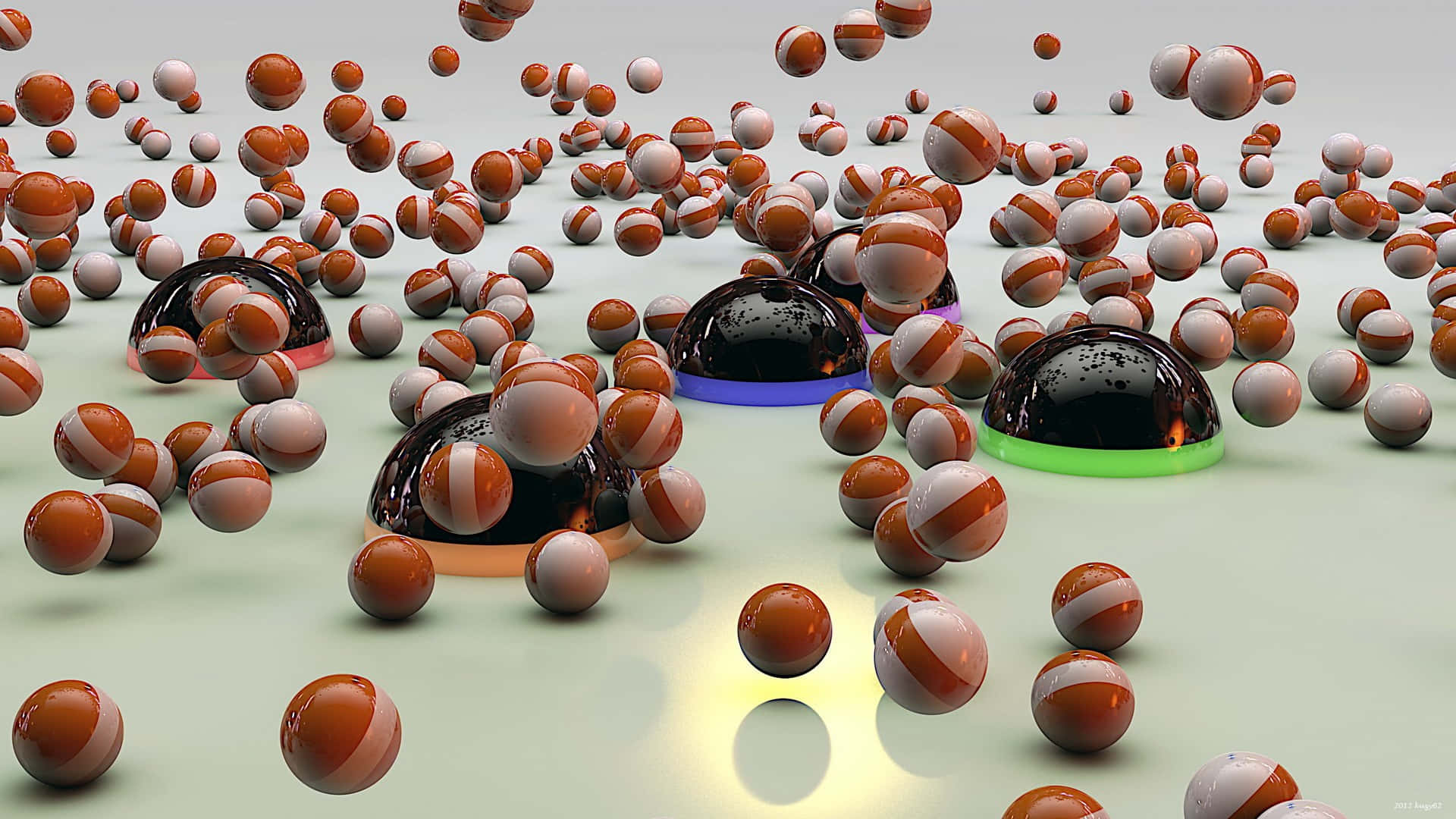 Serene Waterval In Een Levendig Bos Achtergrond