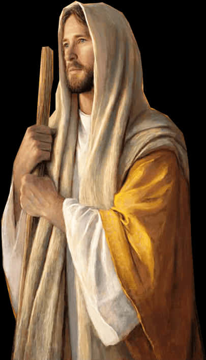 Serene_ Messiah_ Portrait PNG