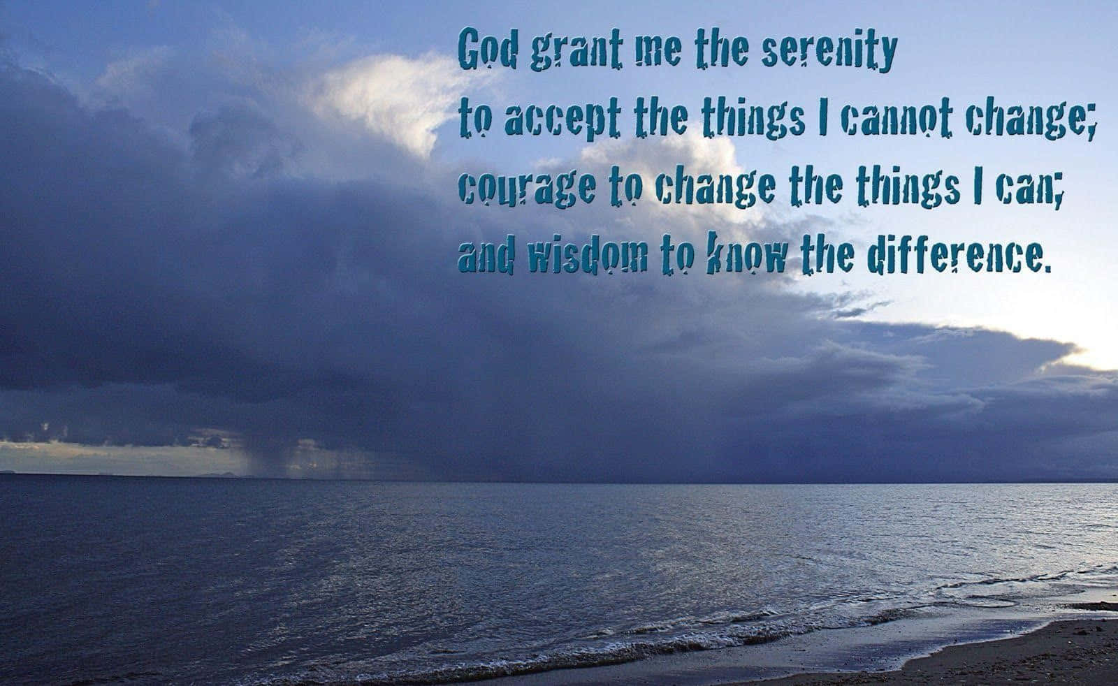 Serenity Prayer Our Life Experiences Wallpaper