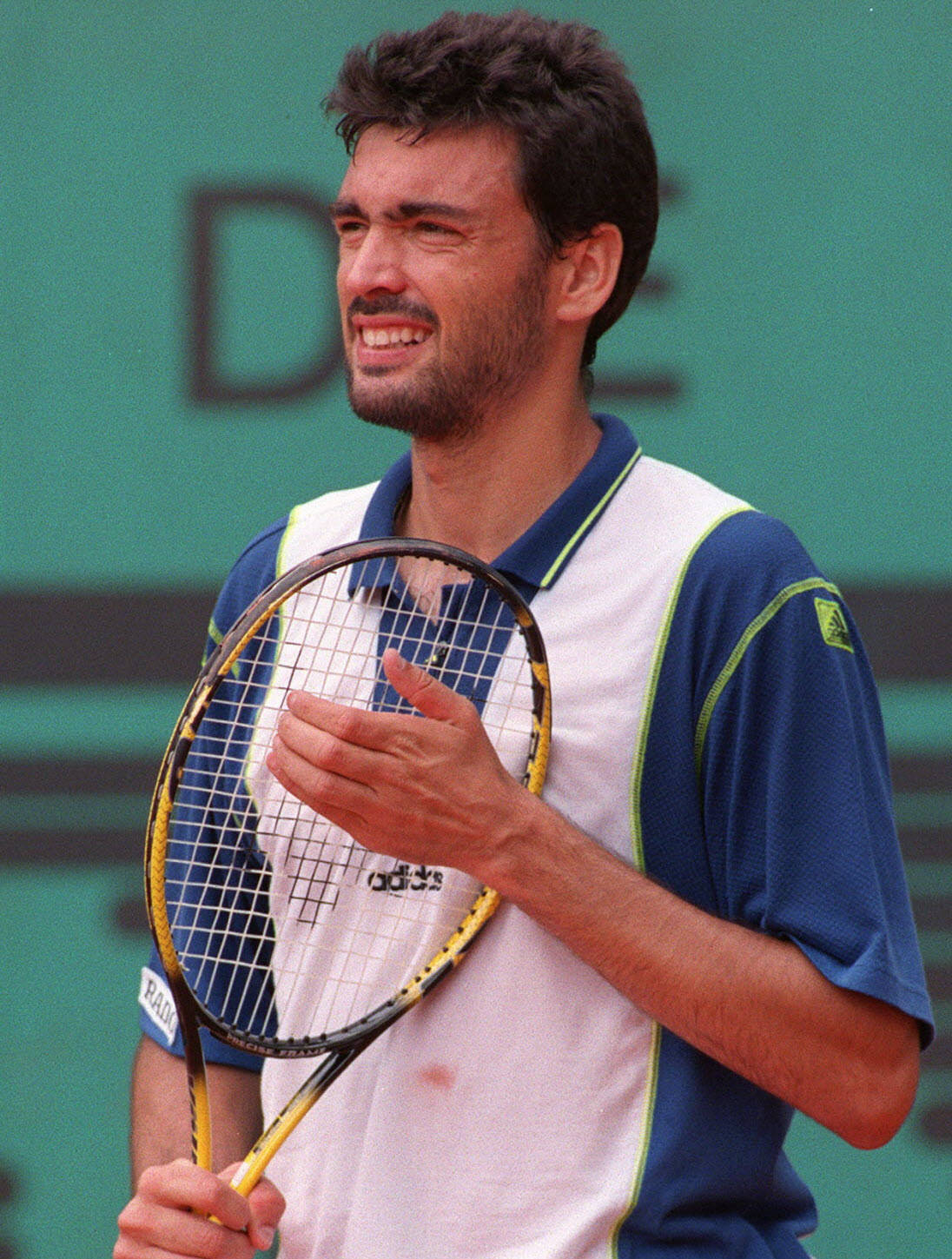 Sergi Bruguera Holding Racket Wallpaper