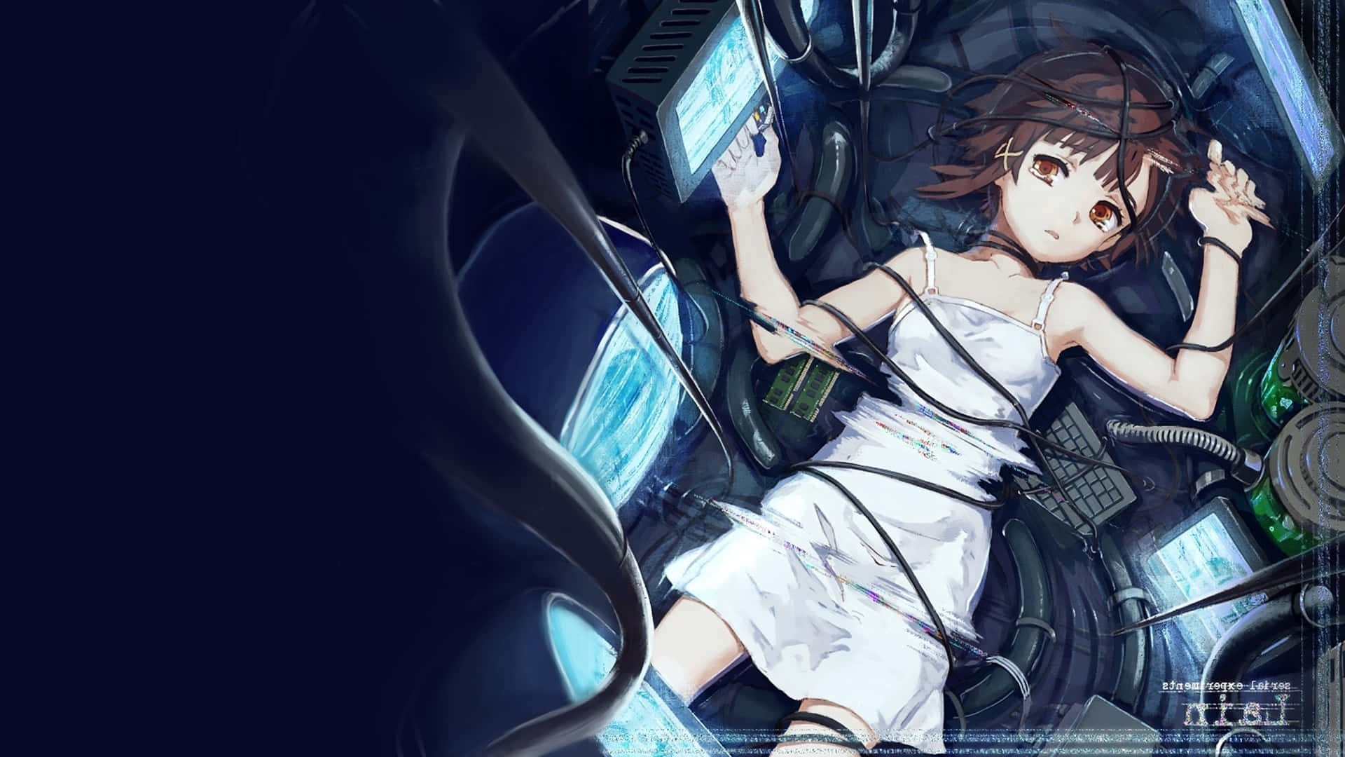 Serialexperiments Lain - Gå In I Wired Wallpaper