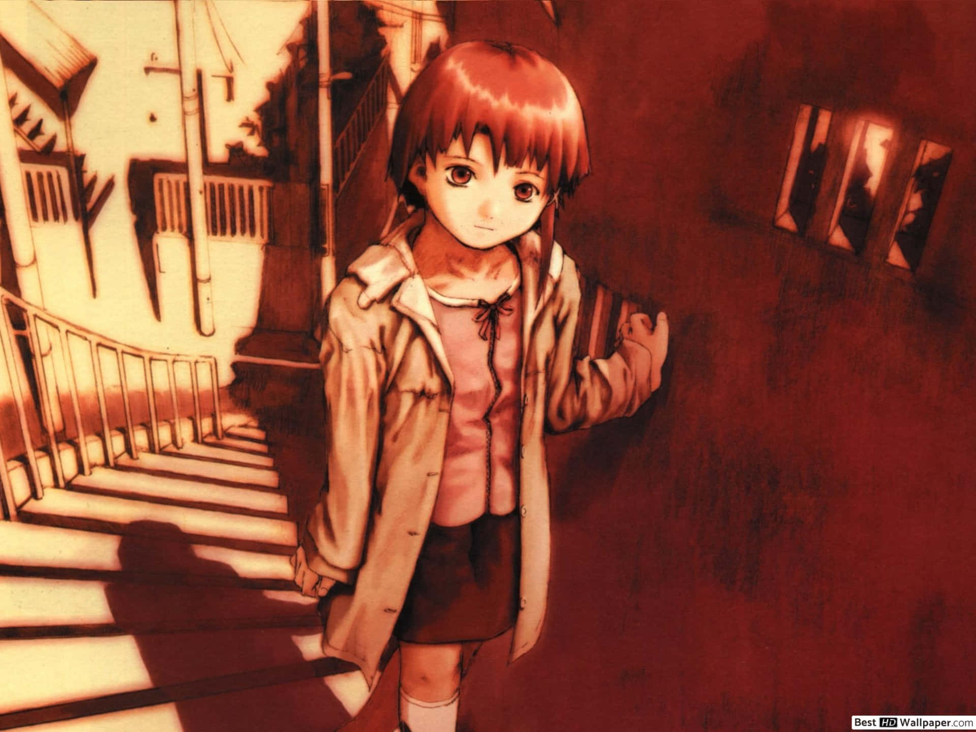 "Unlock the mysteries of Serial Experiments Lain" Wallpaper