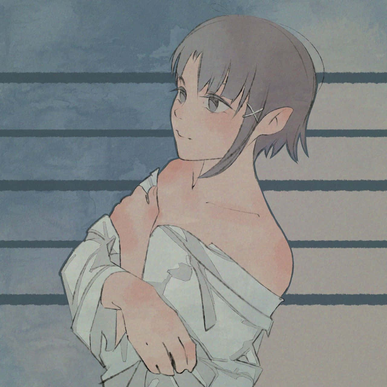 Serial Experiments Lain, an anime based on the concept of cyber-existence Wallpaper