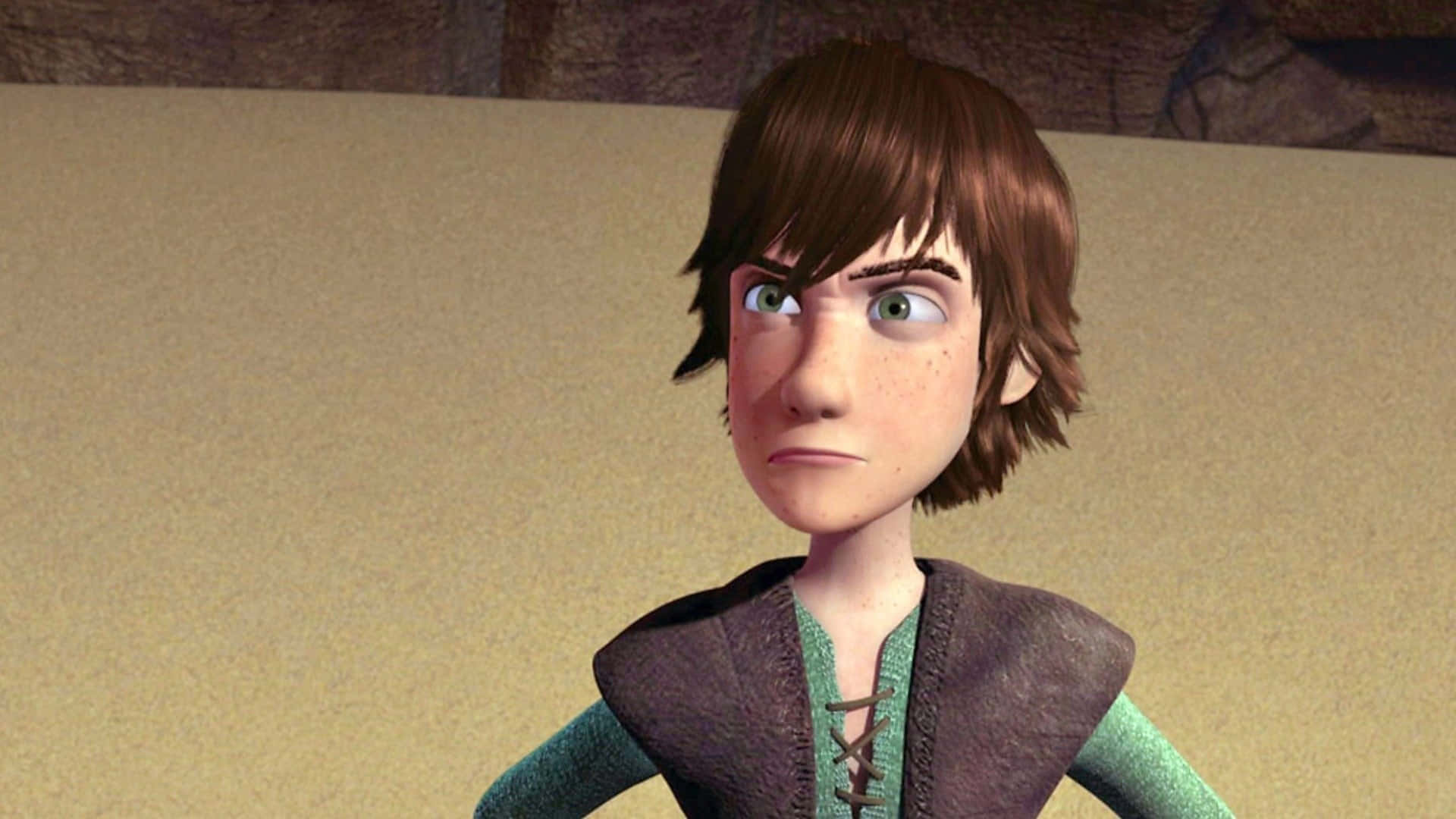 Serious Hiccup From Dragons Riders Of Berk Wallpaper