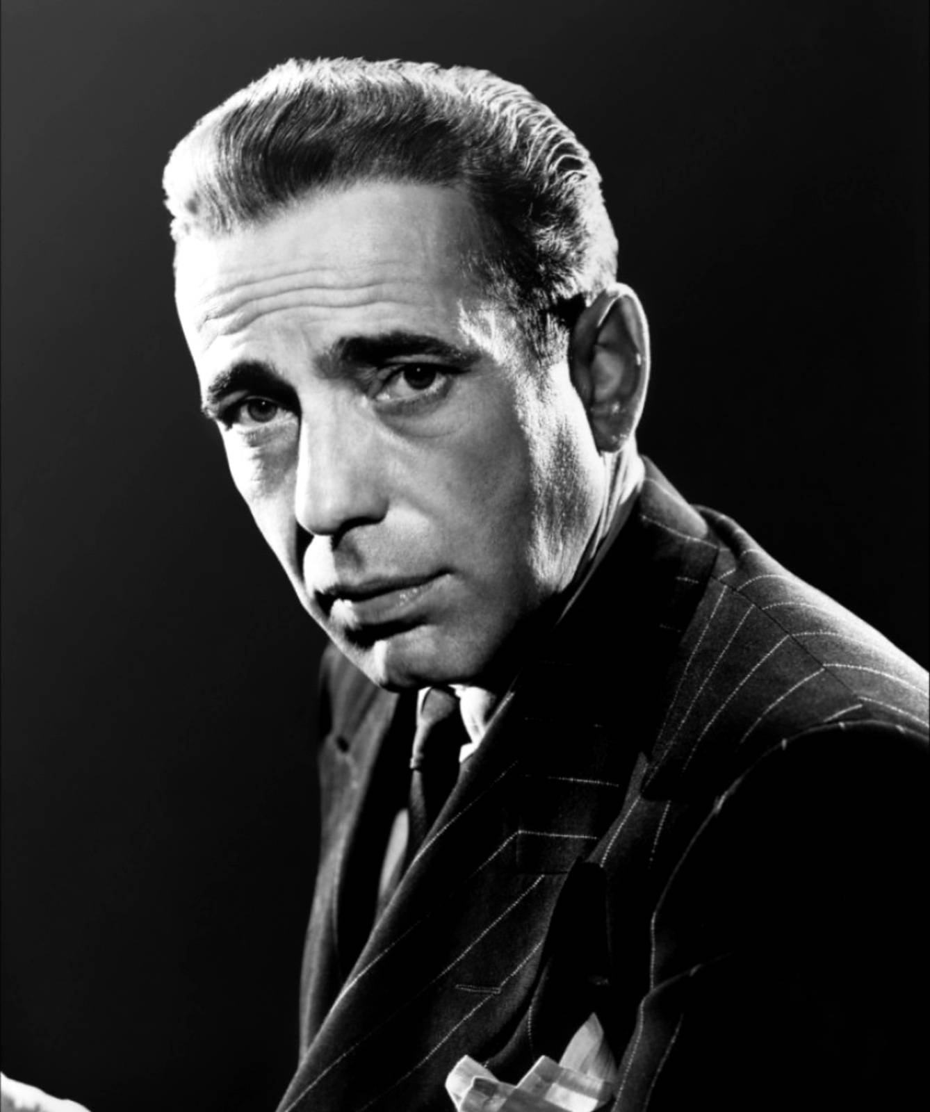 Alvorlig Humphrey Bogart tapet Wallpaper