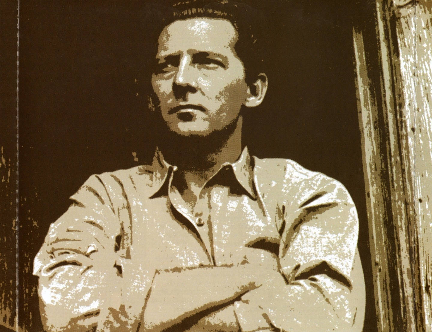 Serious Jerry Lee Lewis In Sepia