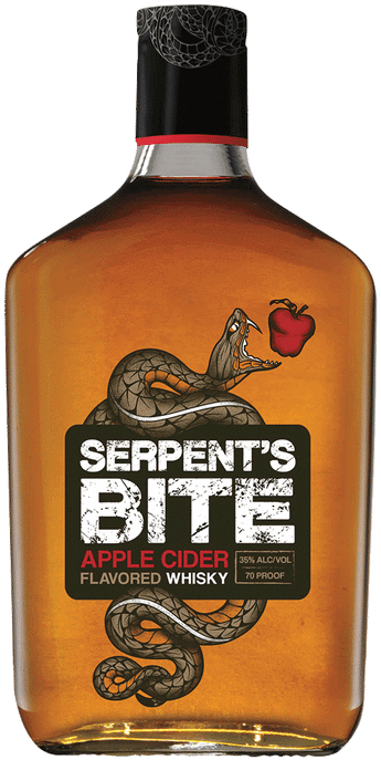 Serpents Bite Apple Cider Whisky Bottle PNG