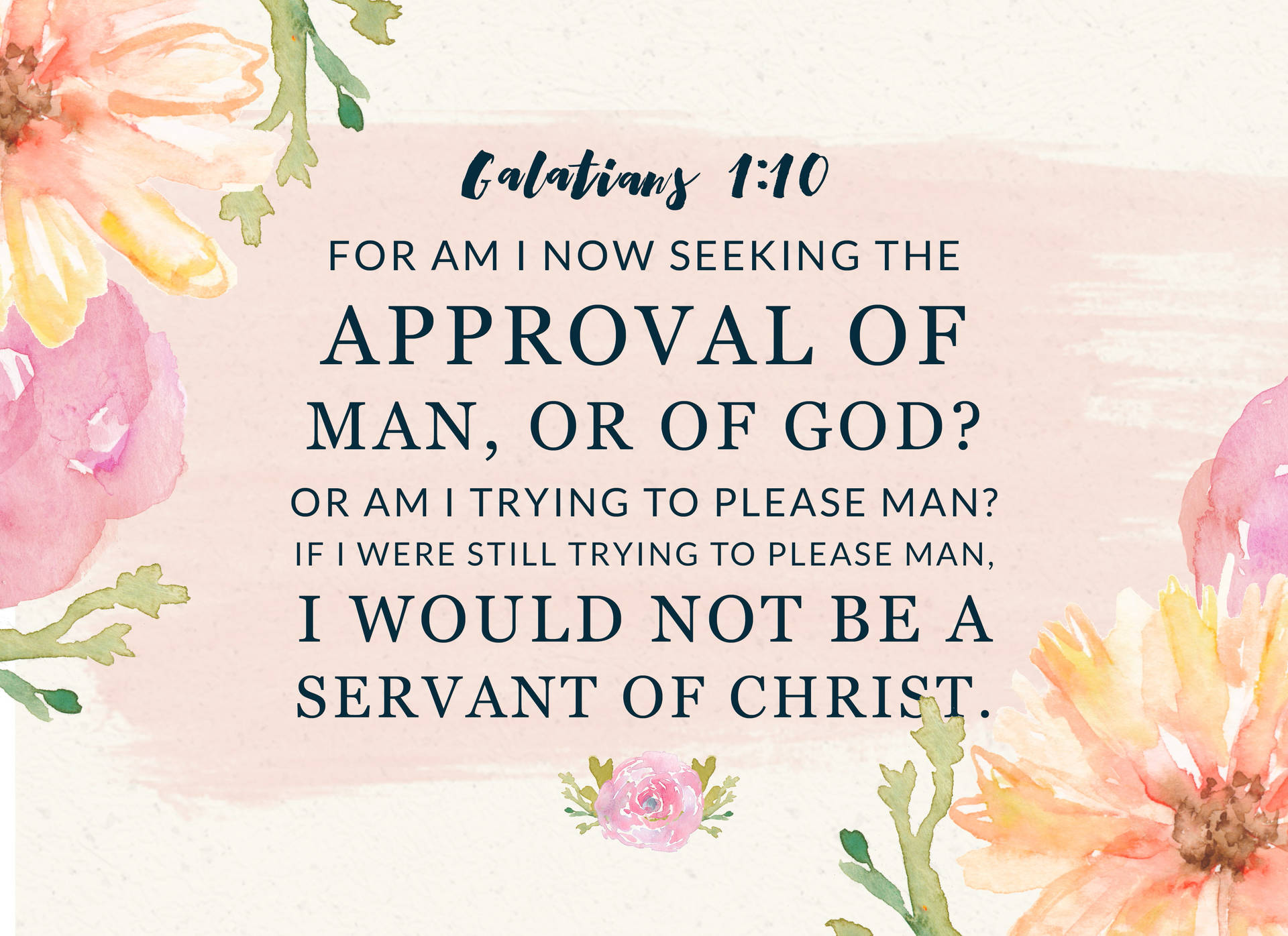 Servant Bible Quote Wallpaper