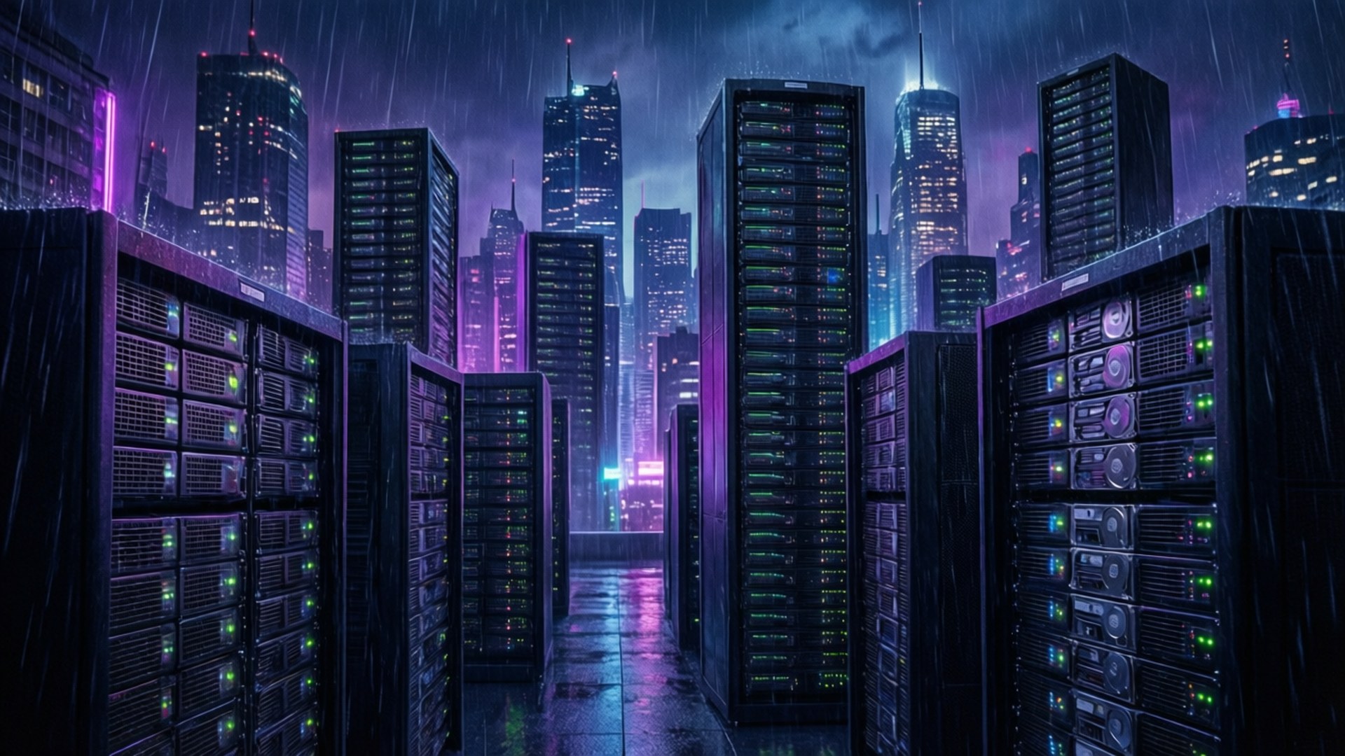 Skyline Server Wallpaper