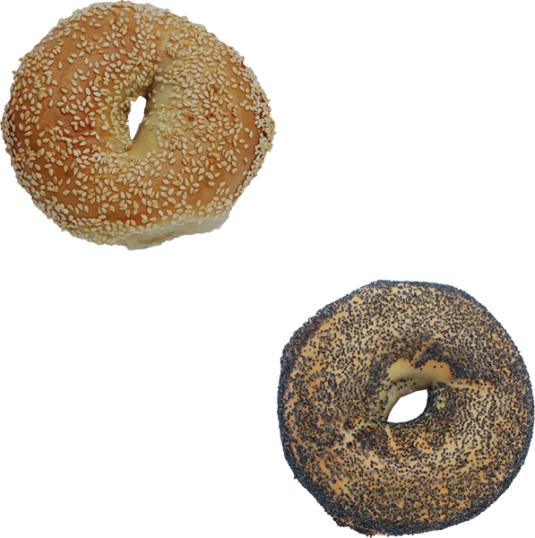 Sesame Poppyseed Bagels PNG