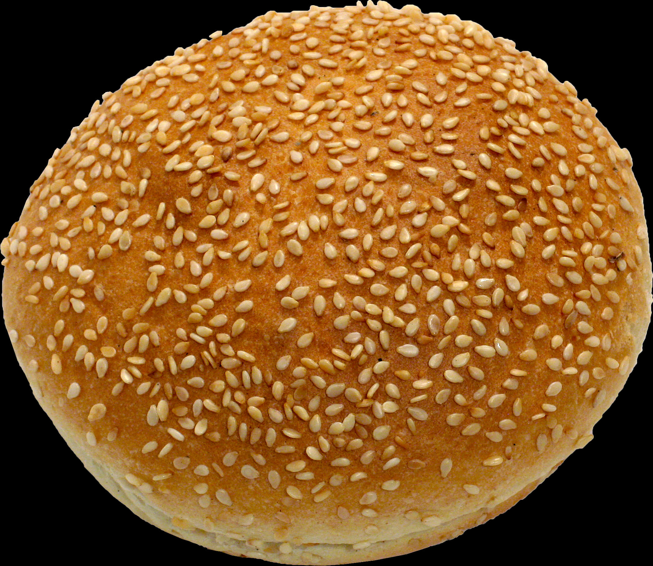 Sesame Seed Burger Bun PNG