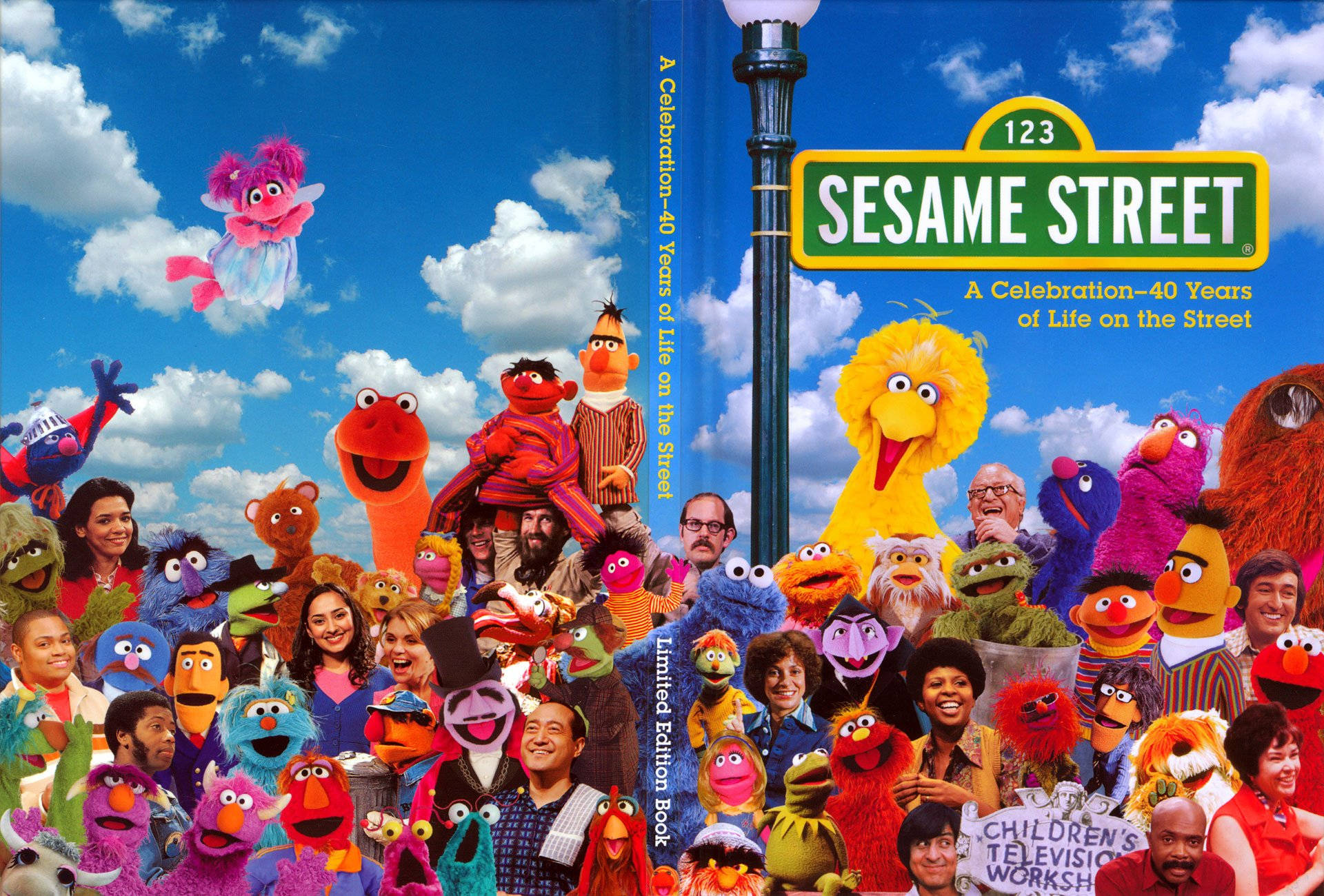 Sesame Street 40 Years Of Sunny Days Cover Wallpaper