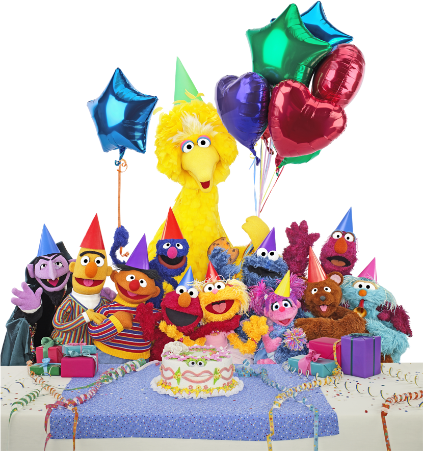 Sesame Street Celebration PNG