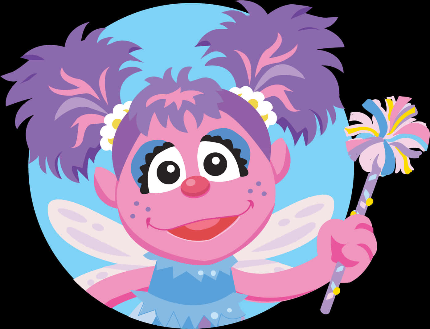 Sesame Street Character Abby Cadabby PNG