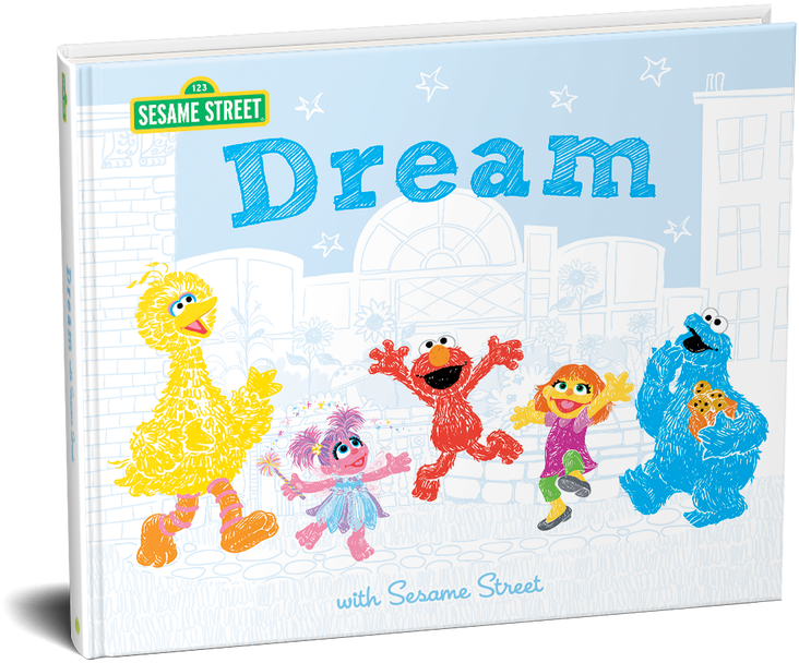 Sesame Street Dream Book Cover PNG