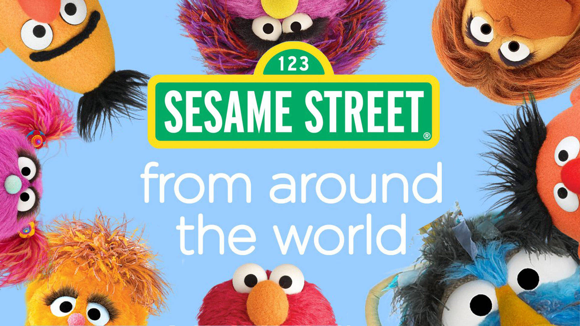 Sesame Street From Around The World Background
