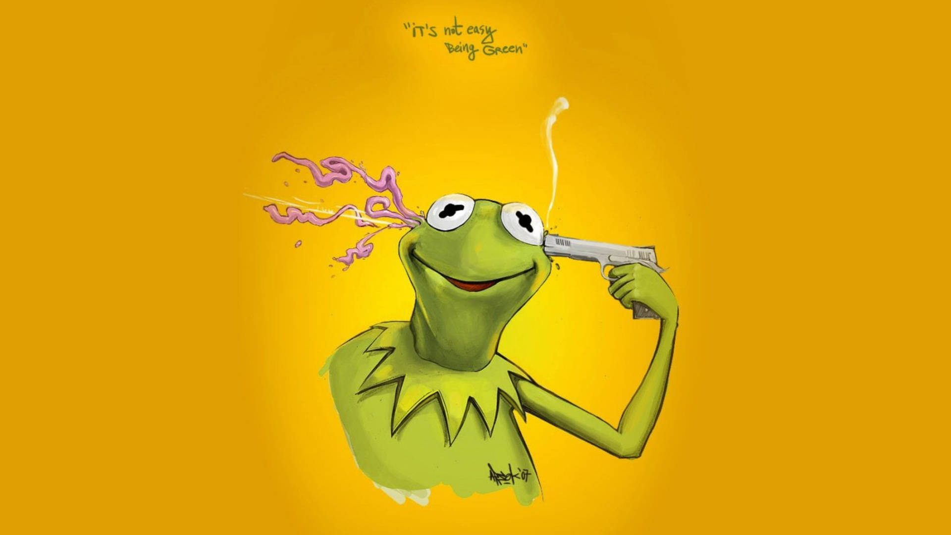 Sesame Street Kermit Fan Art Background