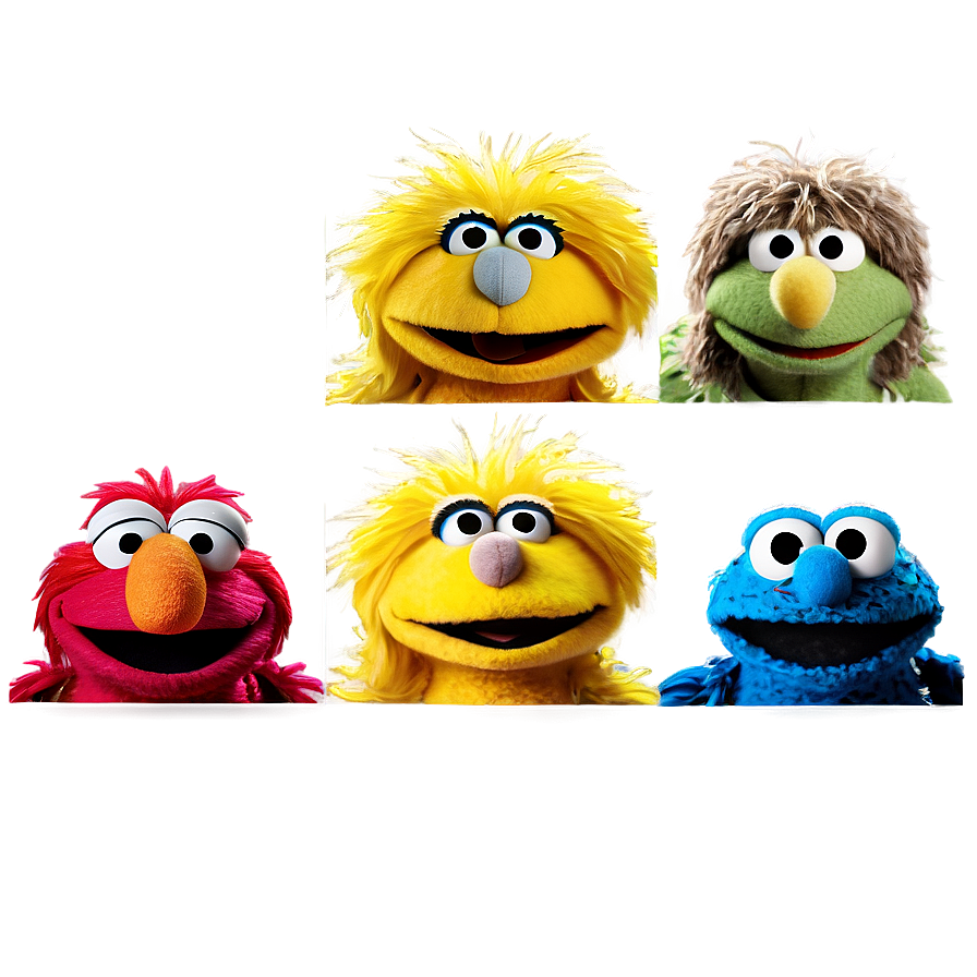 Download Sesame Street Muppets Png Vjt | Wallpapers.com