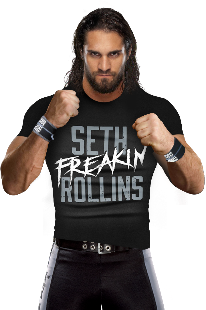 Seth Freakin Rollins Readyfor Action PNG