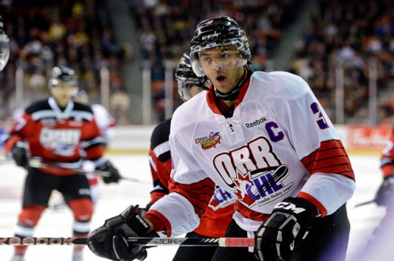 Seth Jones Playing For Team Orr With Shocked Face Wallpaper