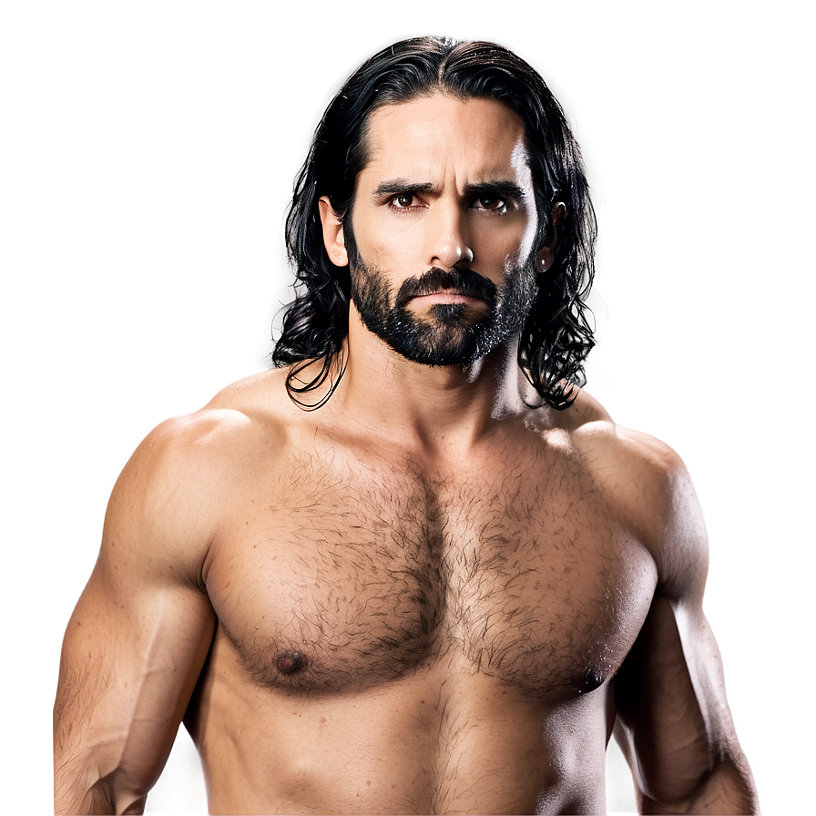 Download Seth Rollins Stare Down Png Qti | Wallpapers.com