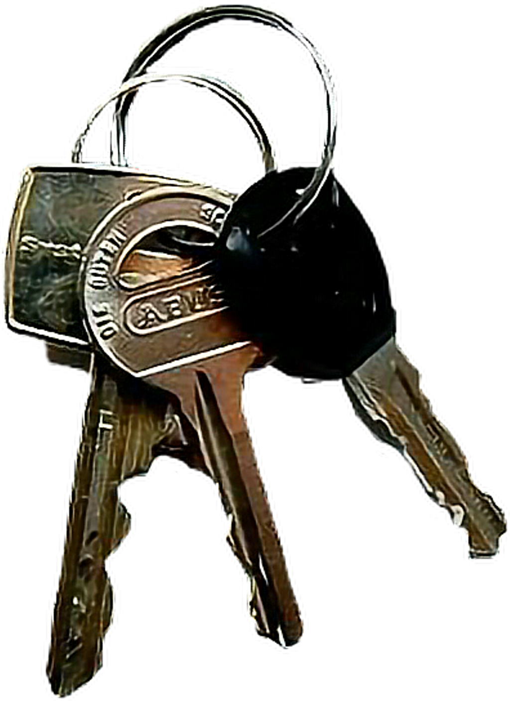 Setof Car Keys Isolated PNG