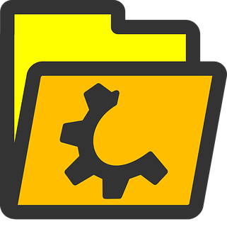 Settings Folder Icon PNG