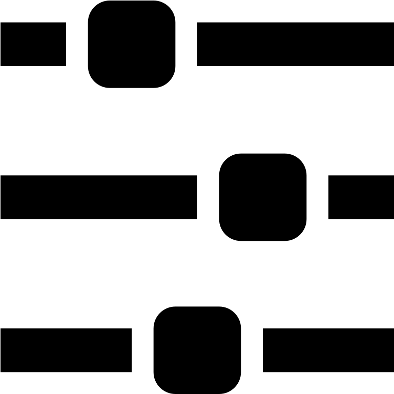 Settings Icon Graphic PNG — Solid black background with no visible elements or patterns.