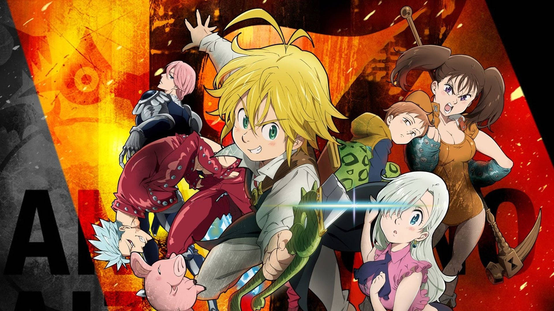 The Fight Against the Seven Deadly Sins Wallpaper